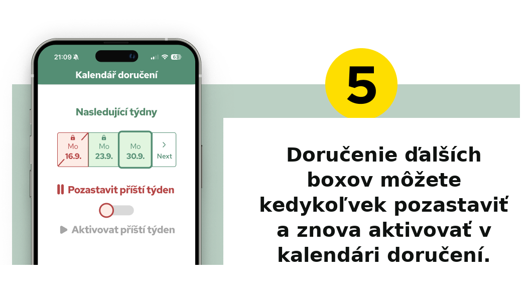Krok 5: Spravujte doručenie v kalendári